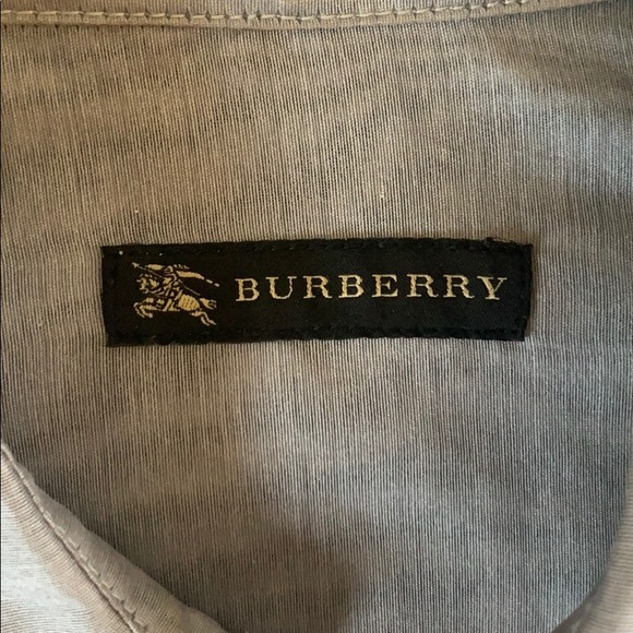 BURBERRY Gray Rope Sleeve Chiffon Semi-Sheer Shirt - Picture 5 of 8